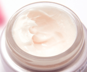closeup of a whitening cream for guys
